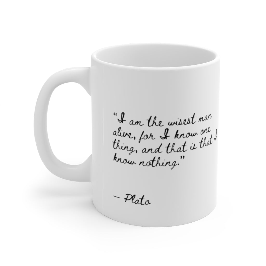 Plato Ceramic Mug 11oz (Double-sided)