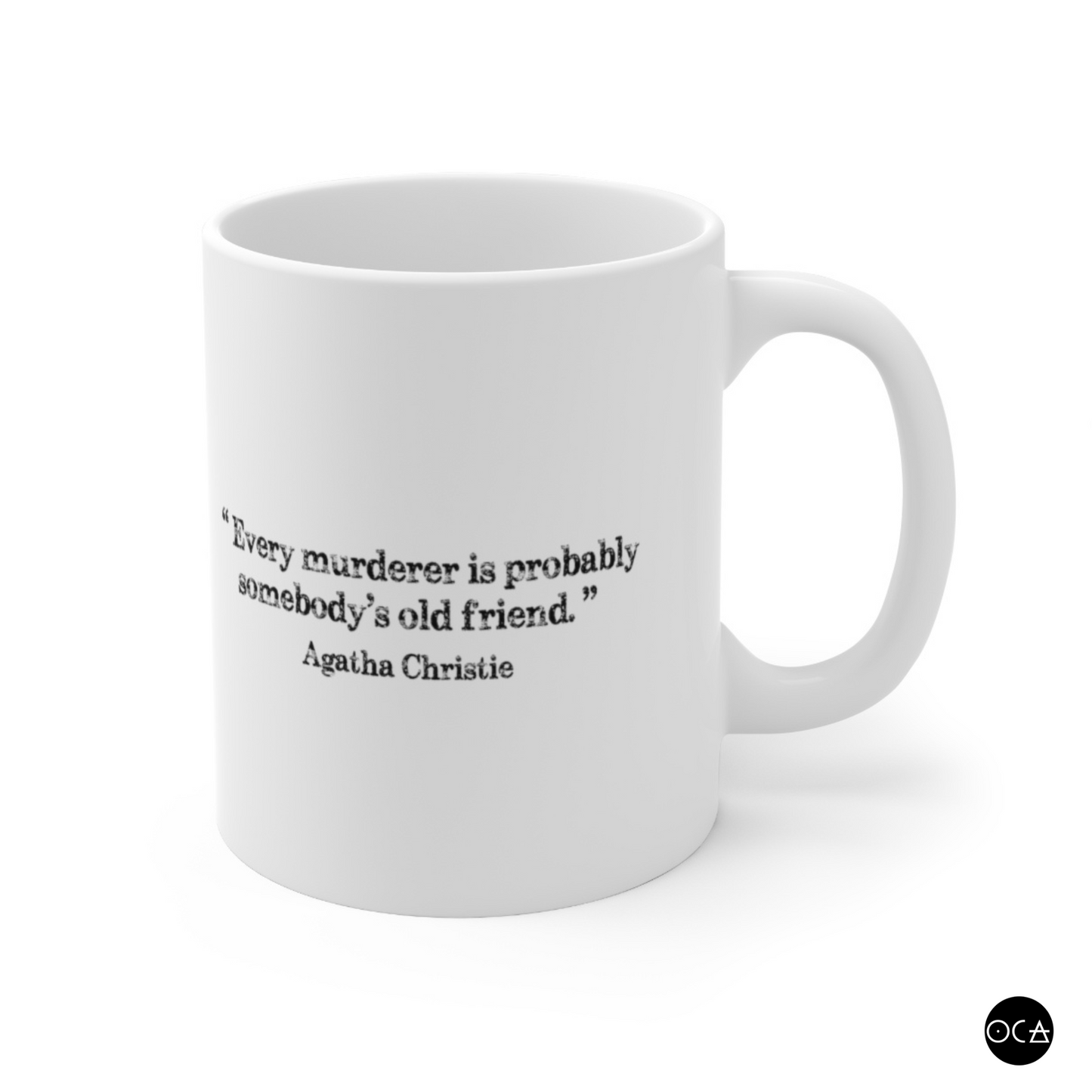 Agatha Christie Mug (Doublesided/2 Color Options)