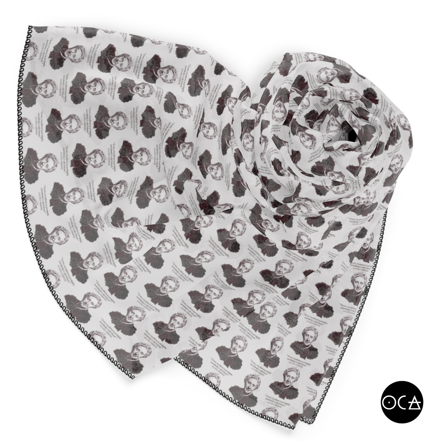 Storyscarf: Agatha Christie Scarf (Sheer/Multiple Options)