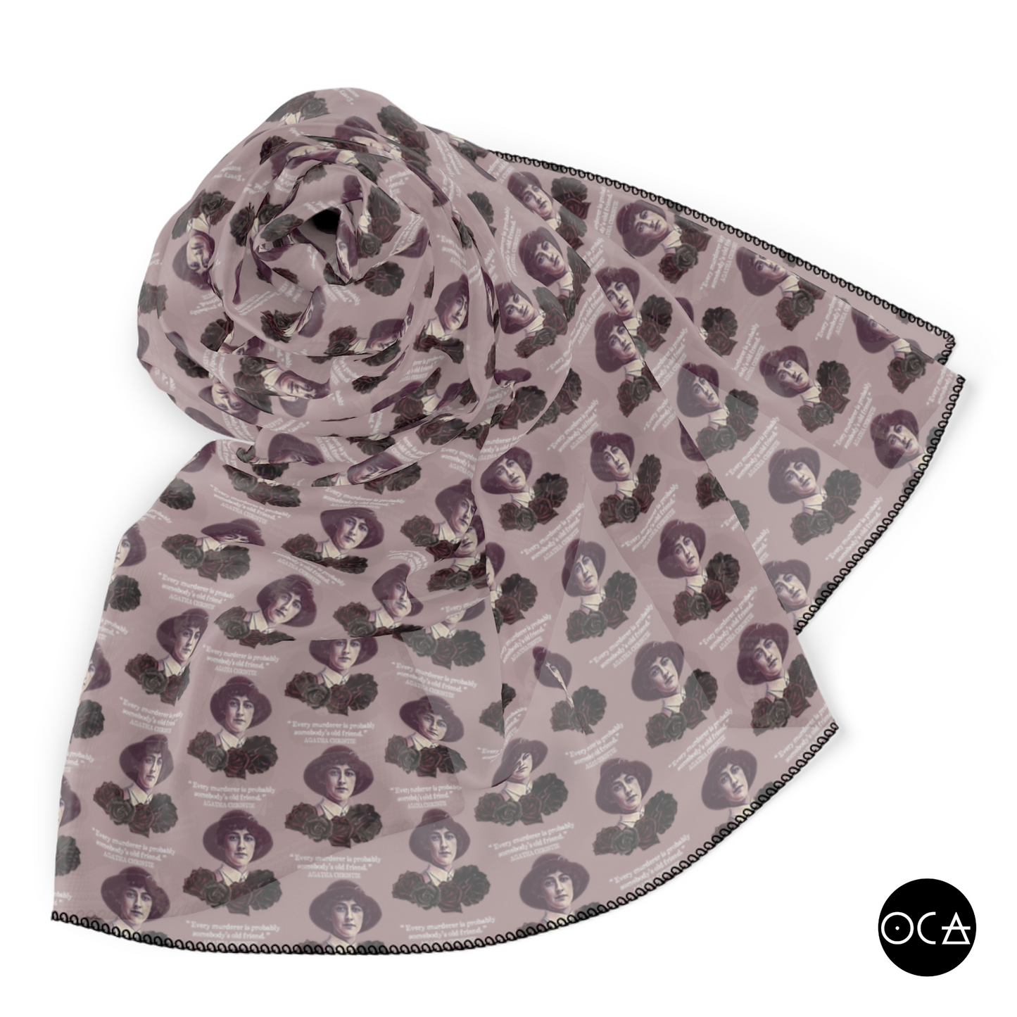 Storyscarf: Agatha Christie Scarf (Sheer/Multiple Options)