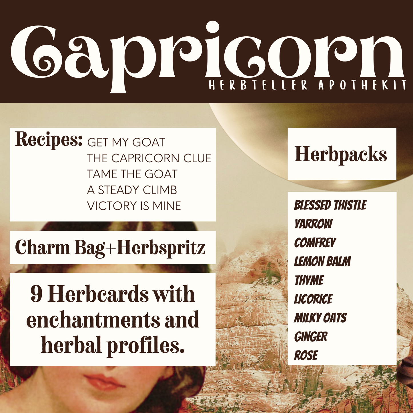 Capricorn Herbs Apothekit (Herb Kit/Tea Kit)