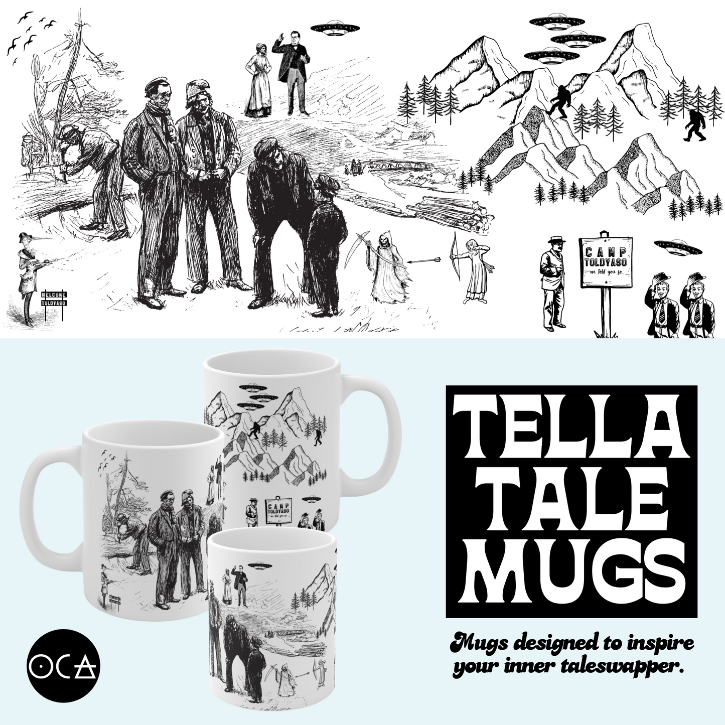 Tellatale Mug: Camp Toldyaso (2 Style Options)