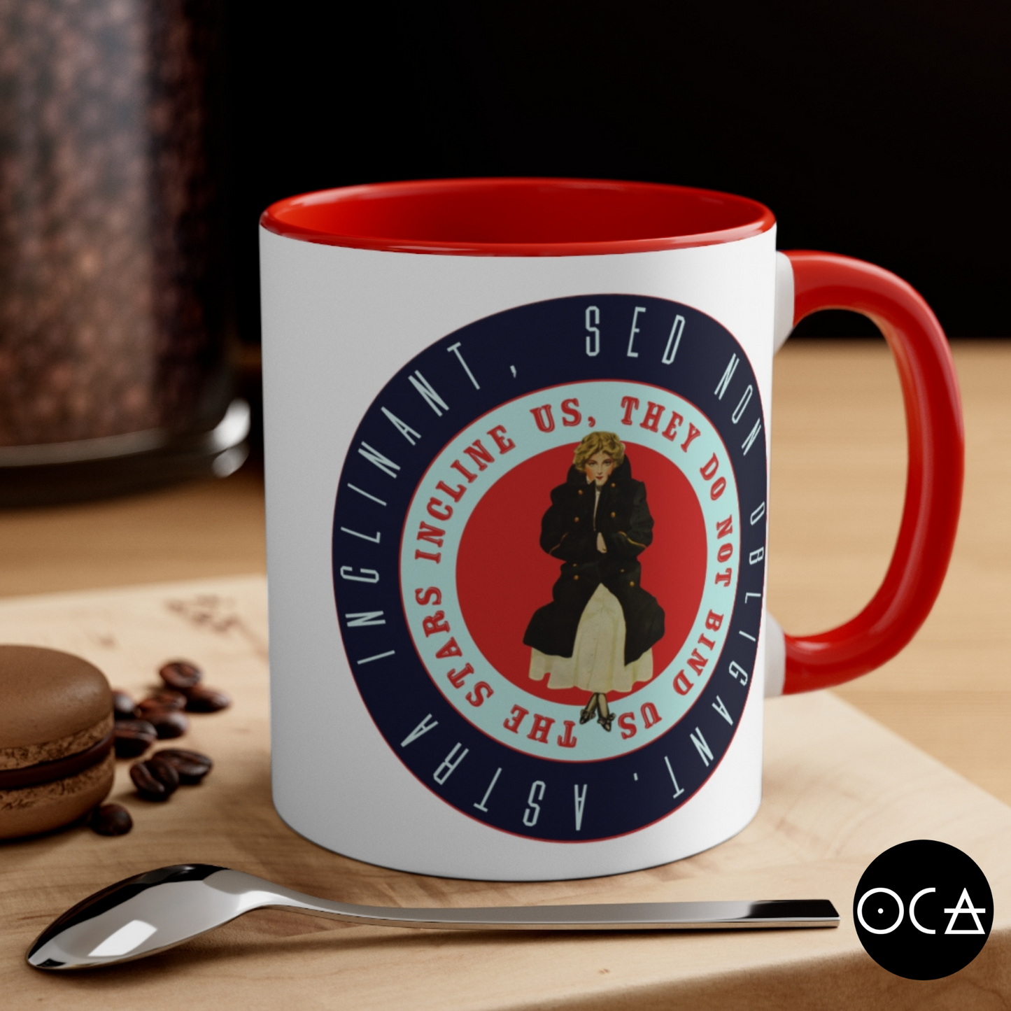Clever Ladies Club Stars Mug (Doublesided/2 Options) The stars incline us, they do not bind us.