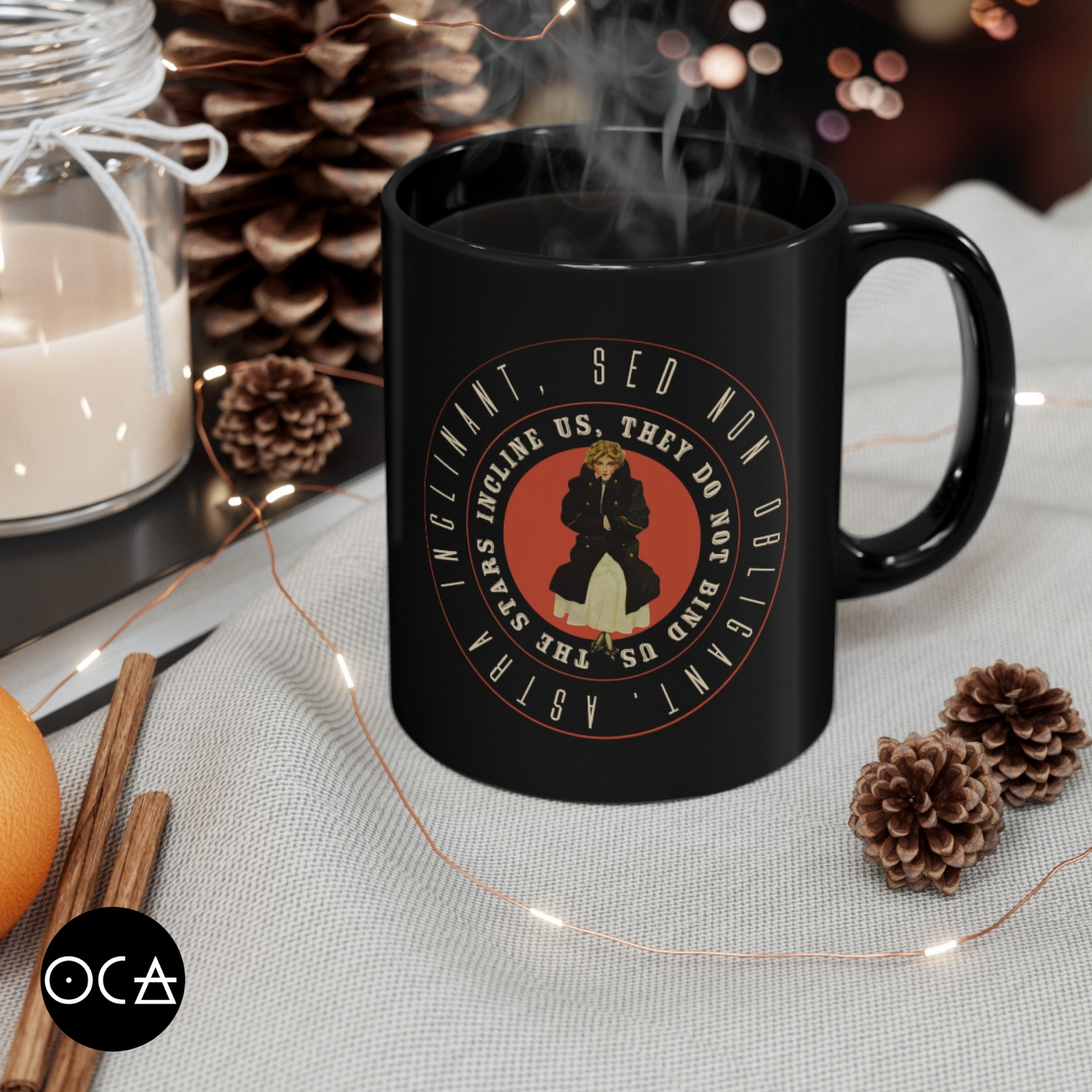 Clever Ladies Club Stars Mug (Doublesided/2 Options) The stars incline us, they do not bind us.