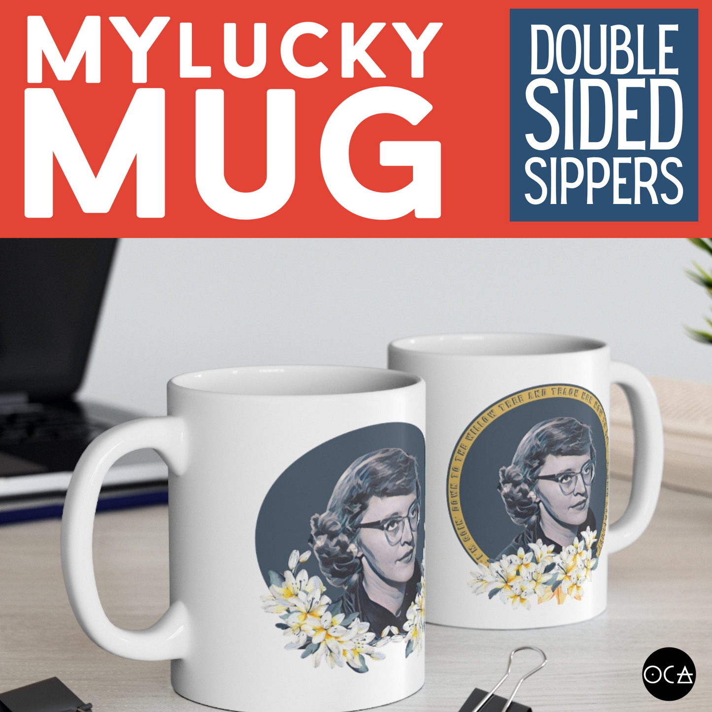 Connie Converse Mug (Doublesided/2 Color Options)