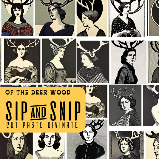 Sip&Snip Collage Kit (Digital/Printables) | Deerwood