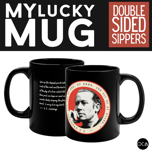 E.E. Cummings Mug (Doublesided/2 color options)