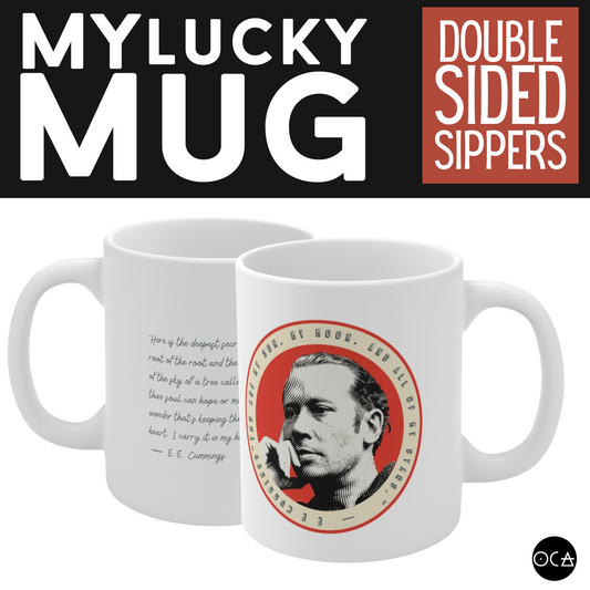 E.E. Cummings Mug (Doublesided/2 color options)