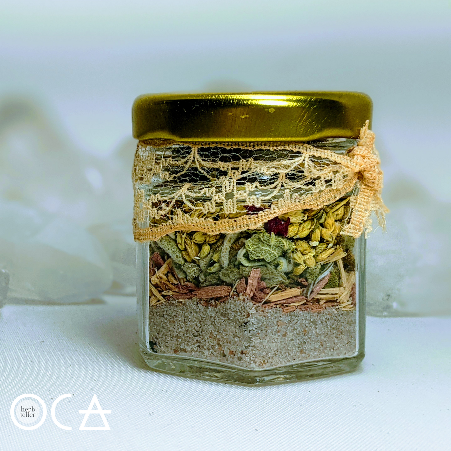 Hildegard of Bingen Herbmusement (Tea/Oil/Stones/Herbtention) Ritual Set