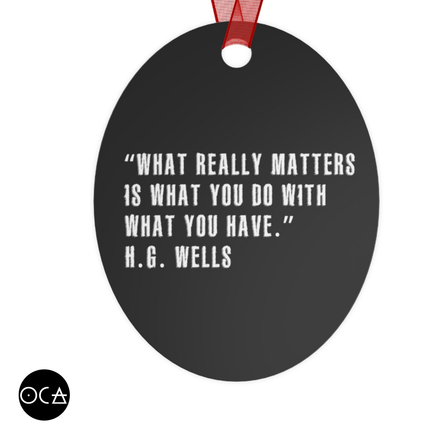 H.G. Wells Ornament (Doublesided/2 Design Options) Herbteller Tale Swappin Souvenir