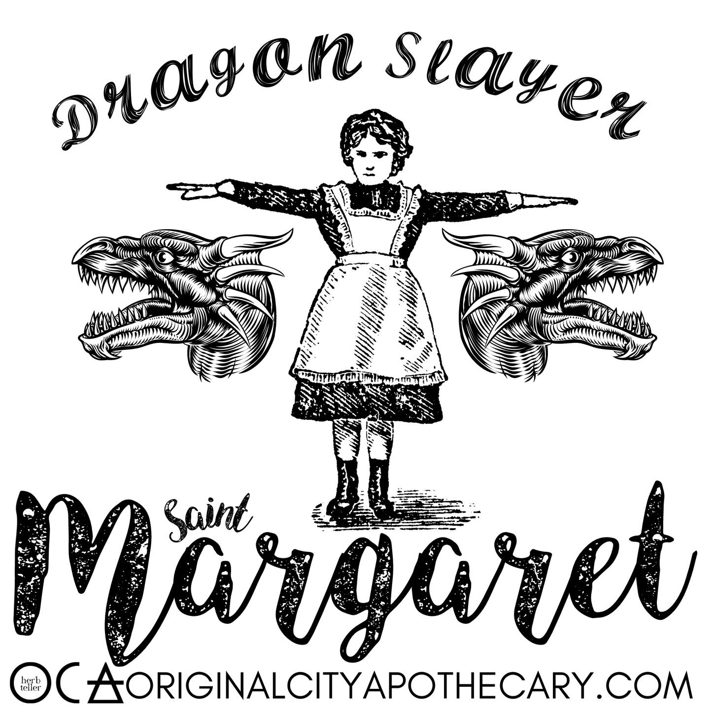 Saint Margaret the Dragon Slayer Herbmusement (Tea/Oil/Stones/Herbtention) Ritual Set
