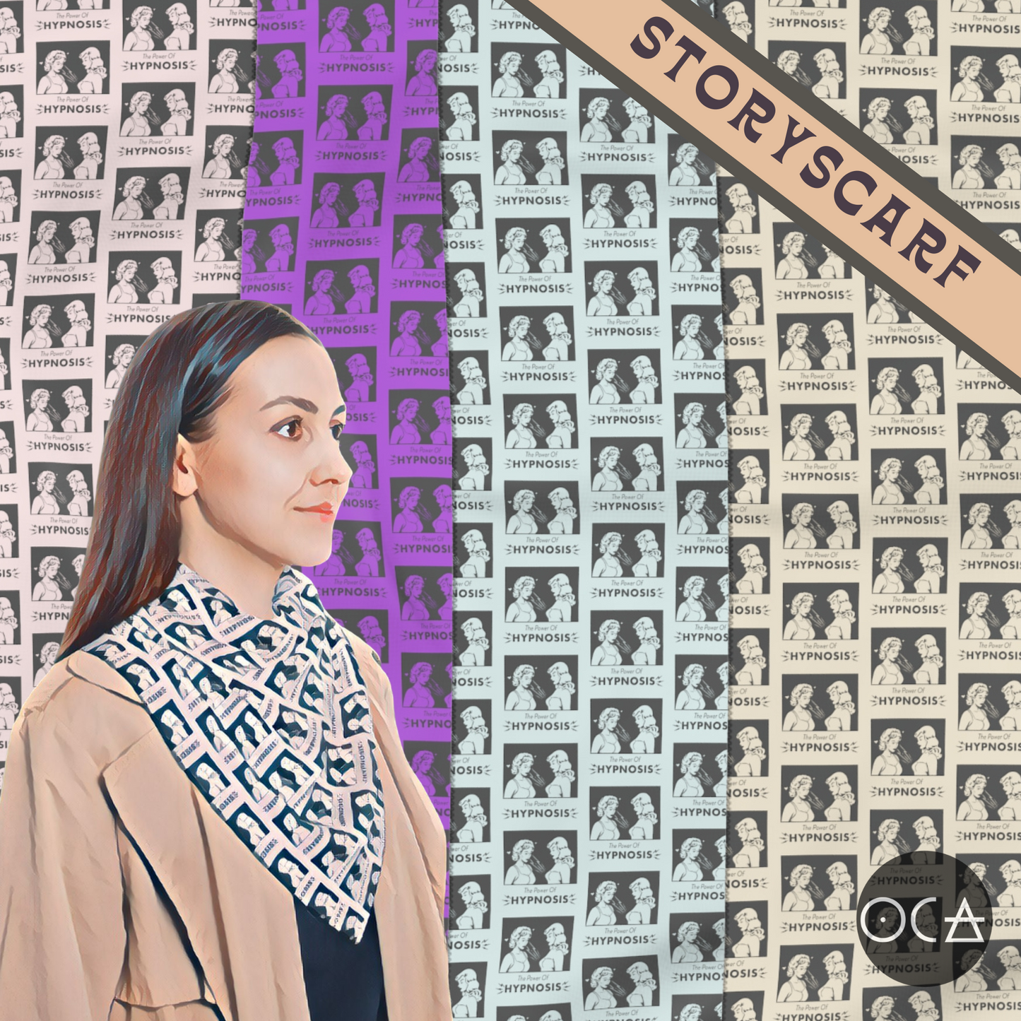 Storyscarf: Hypnotized (Sheer Scarf/Multiple Color Options)