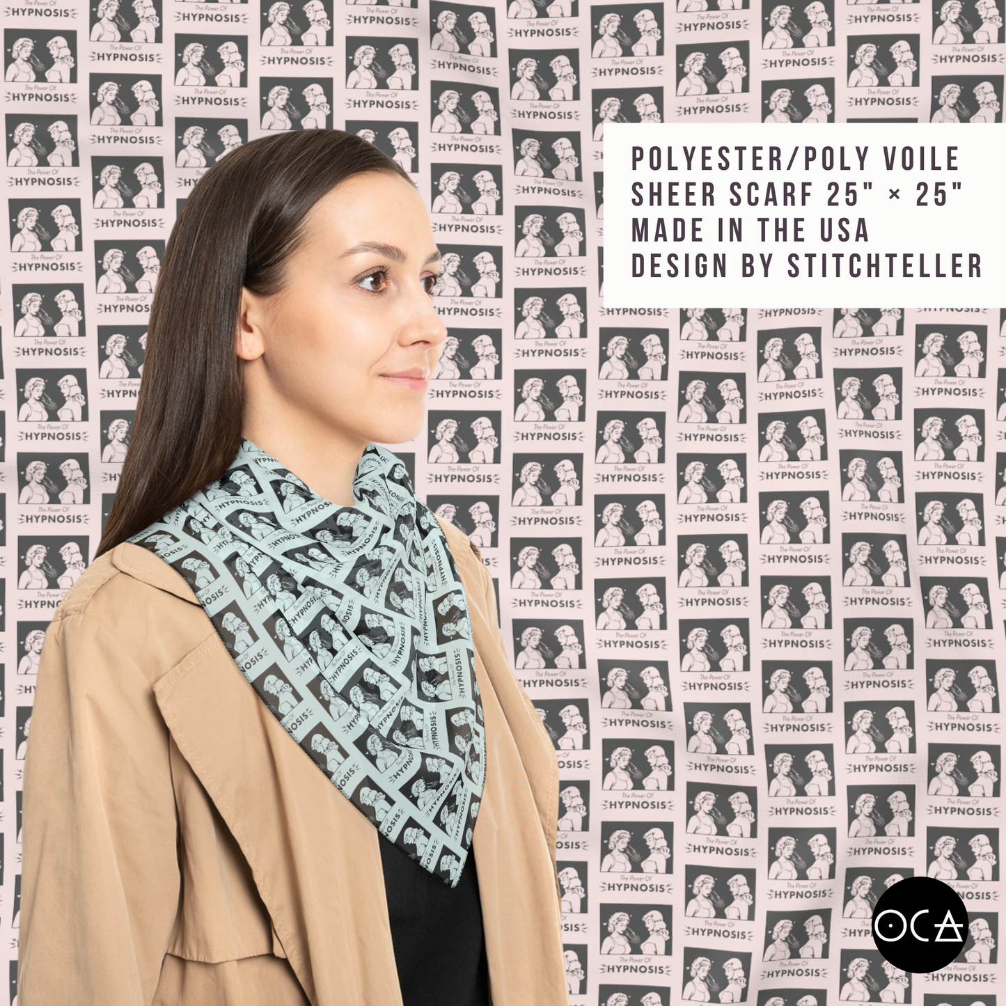 Storyscarf: Hypnotized (Sheer Scarf/Multiple Color Options)