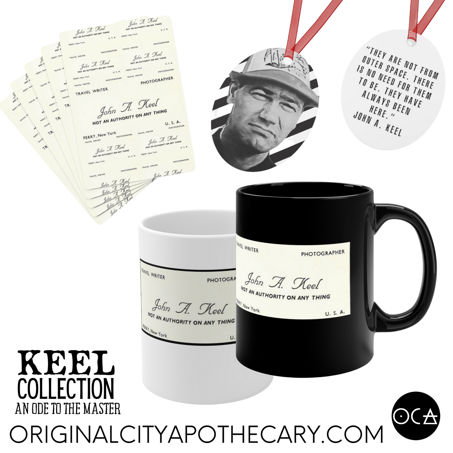 John A. Keel Mug (Doublesided/2 Color Options) Herbteller Lucky Mugs