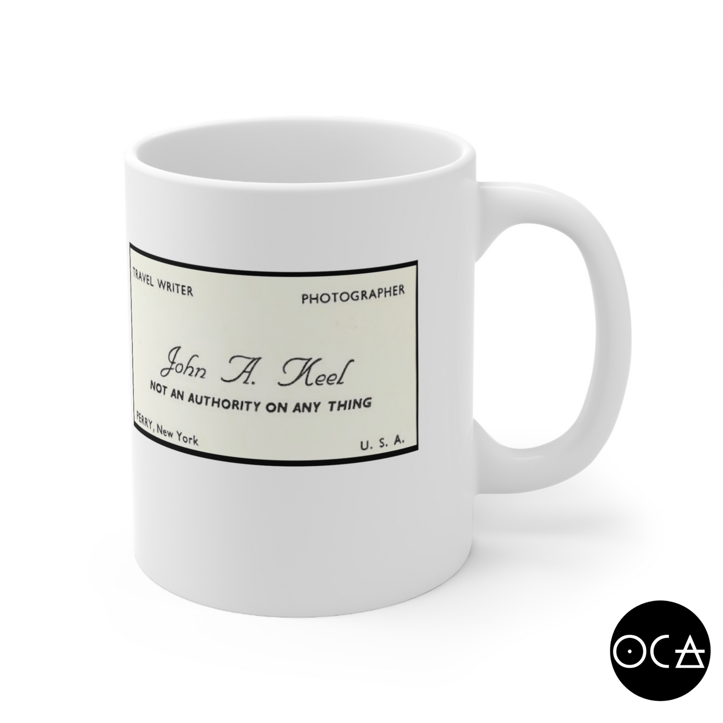 John A. Keel Mug (Doublesided/2 Color Options) Herbteller Lucky Mugs