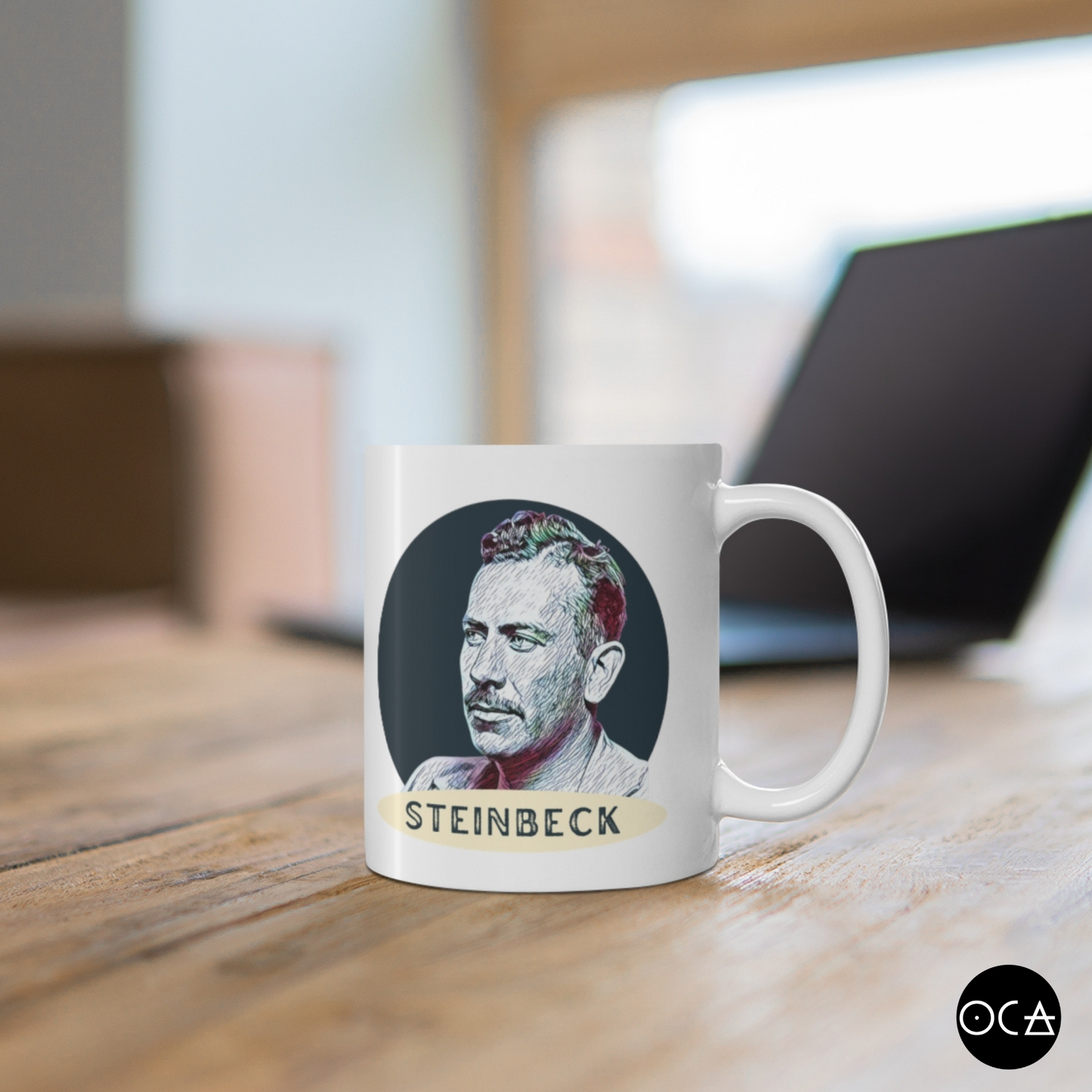 John Steinbeck Mug (Double Sided)