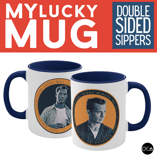 Jack Kerouac Mug (Doublesided/2 Options)