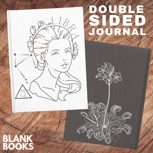 Libra/Venus Journal (Doublesided Design Blank Book)