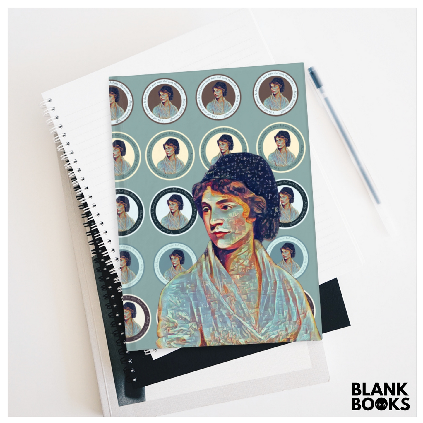 Mary Wollstonecraft Journal (Doublesided/2 Color Options)