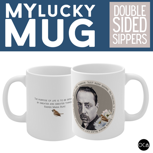 Rainer Maria Rilke Mug (Doublesided)