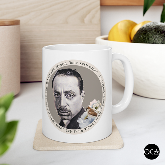 Rainer Maria Rilke Mug (Doublesided)