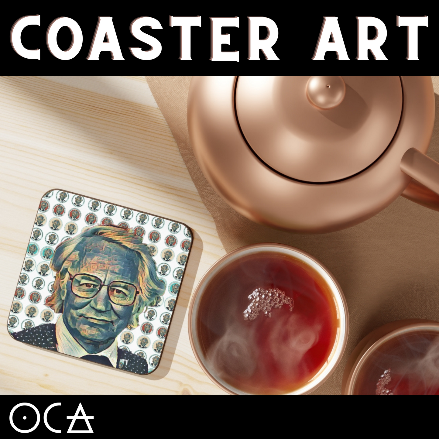 Robert Bly Coaster Art
