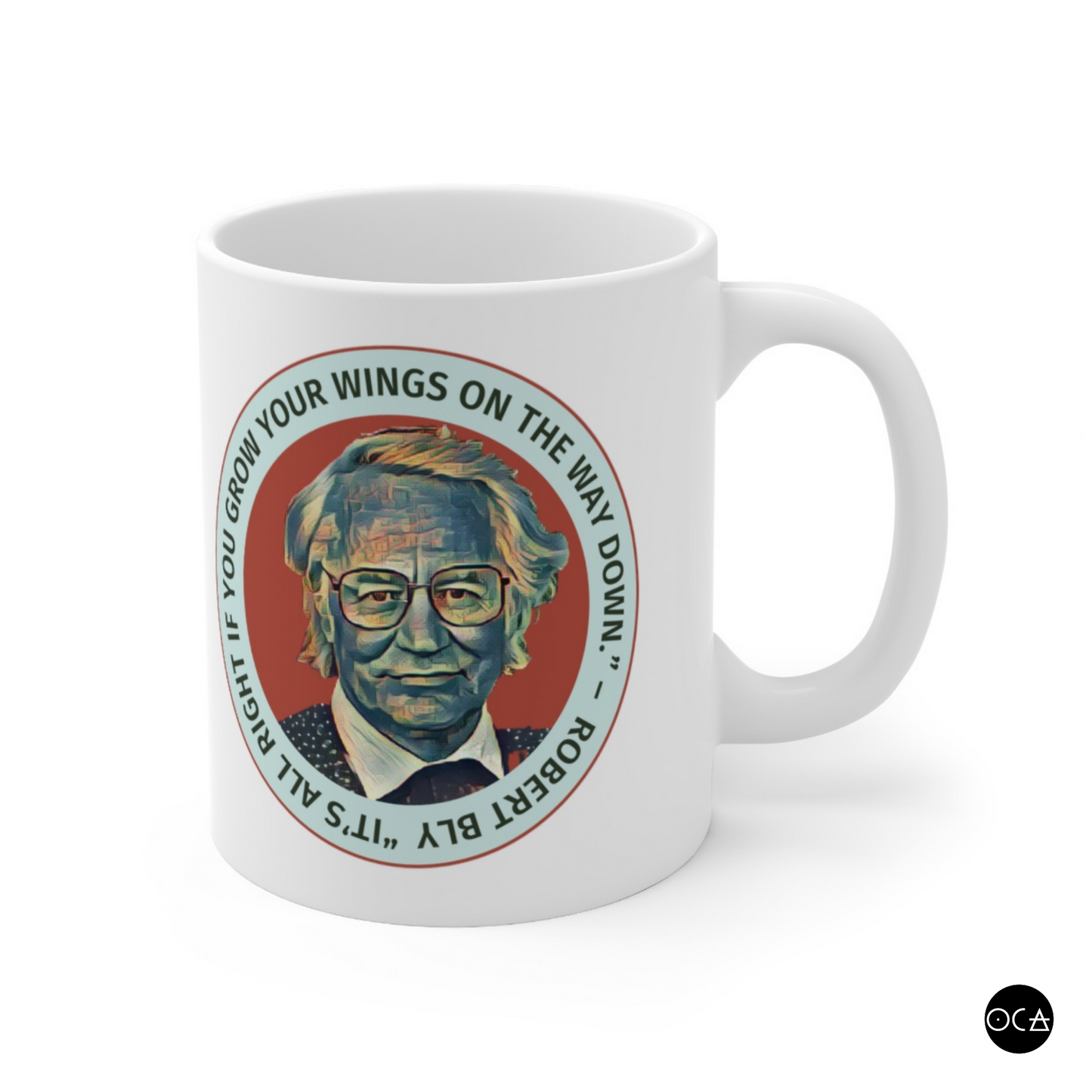 Robert Bly Mug (Doublesided)
