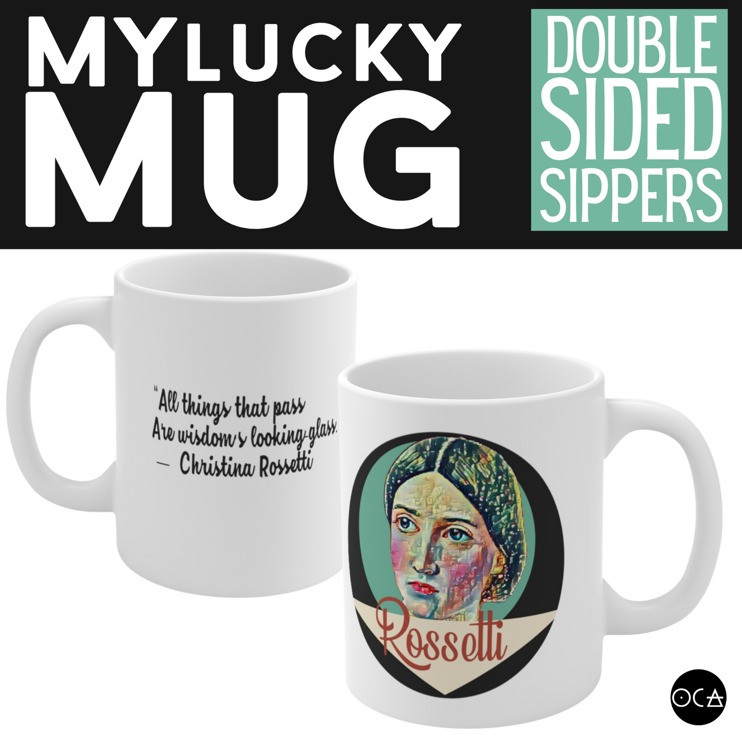 Christina Rossetti Mug (Doublesided)
