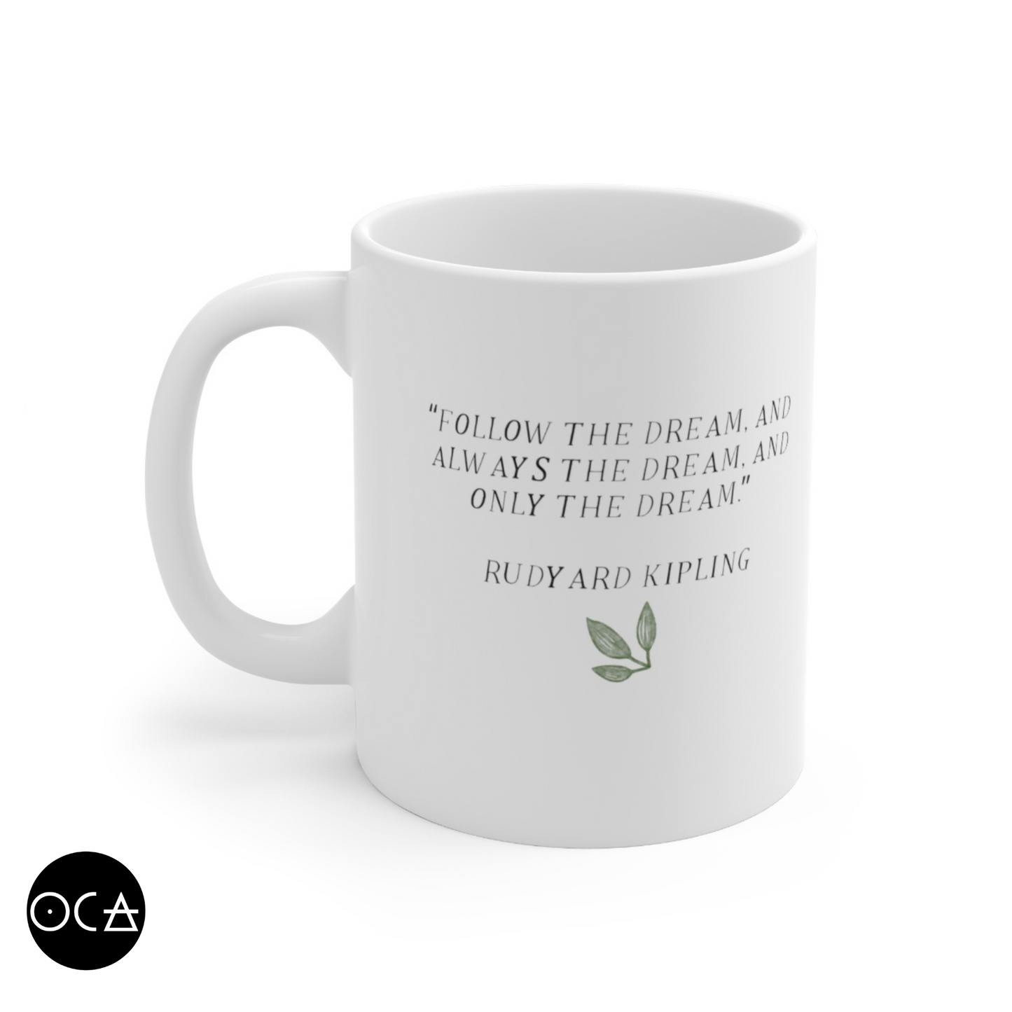 Rudyard Kipling Mug (Doublesided/2 Color Options) Herbteller Lucky Mugs | Gifts for Writers, Readers, Tellers, and Taleswappers