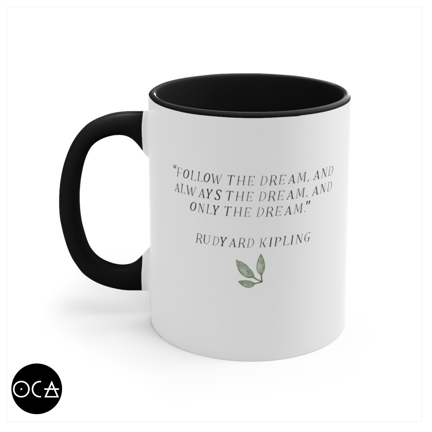 Rudyard Kipling Mug (Doublesided/2 Color Options) Herbteller Lucky Mugs | Gifts for Writers, Readers, Tellers, and Taleswappers