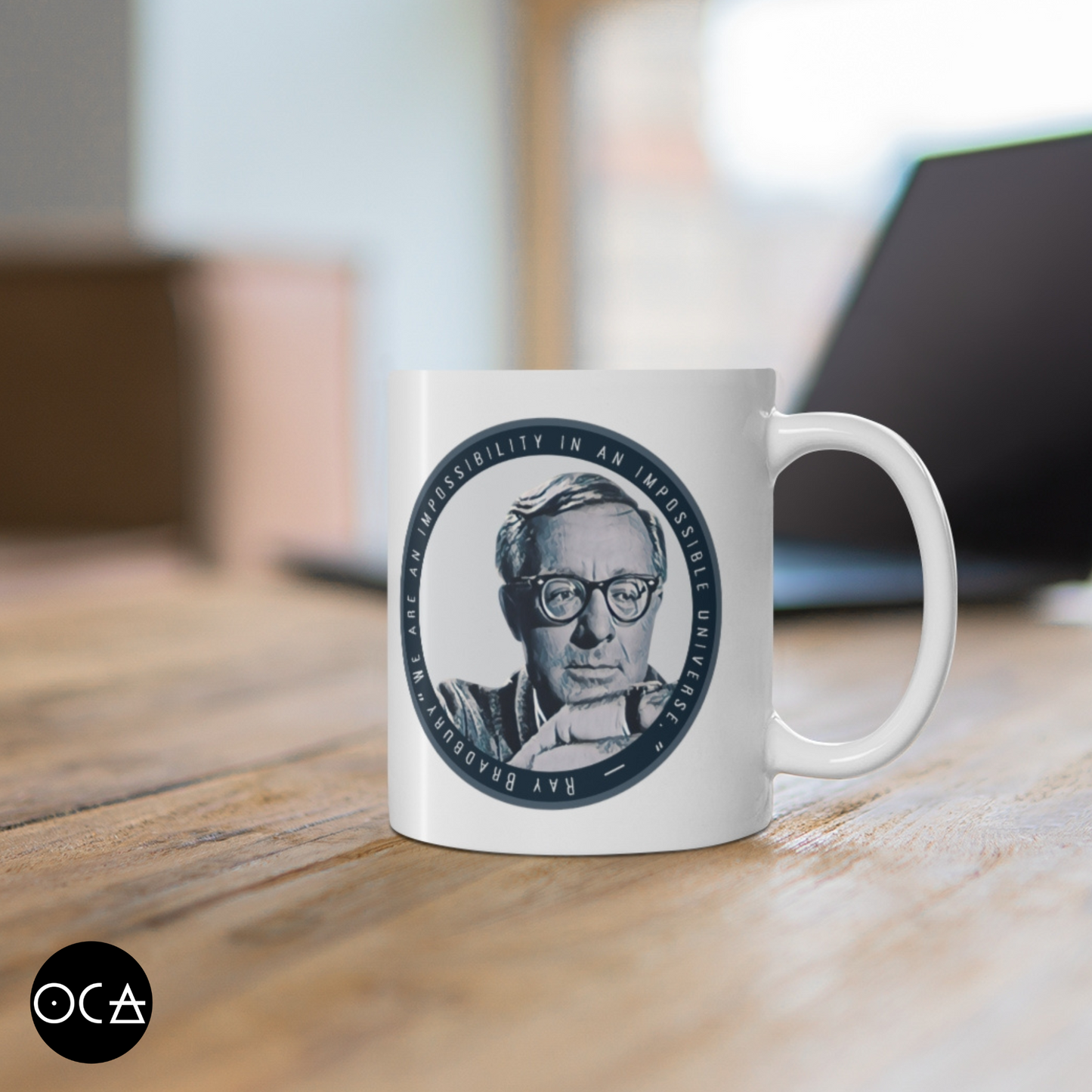Ray Bradbury Mug (Doublesided/2 Options)