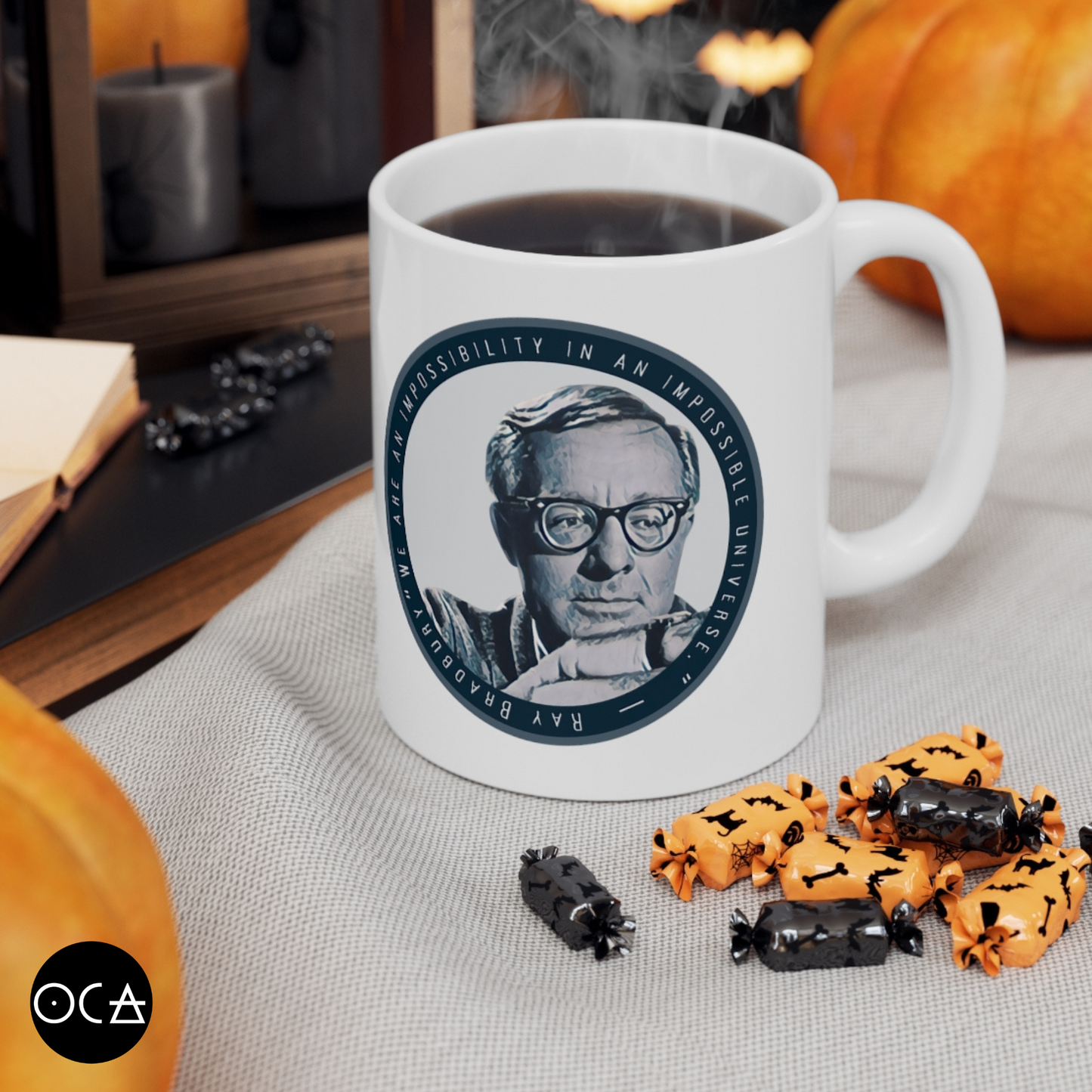 Ray Bradbury Mug (Doublesided/2 Options)