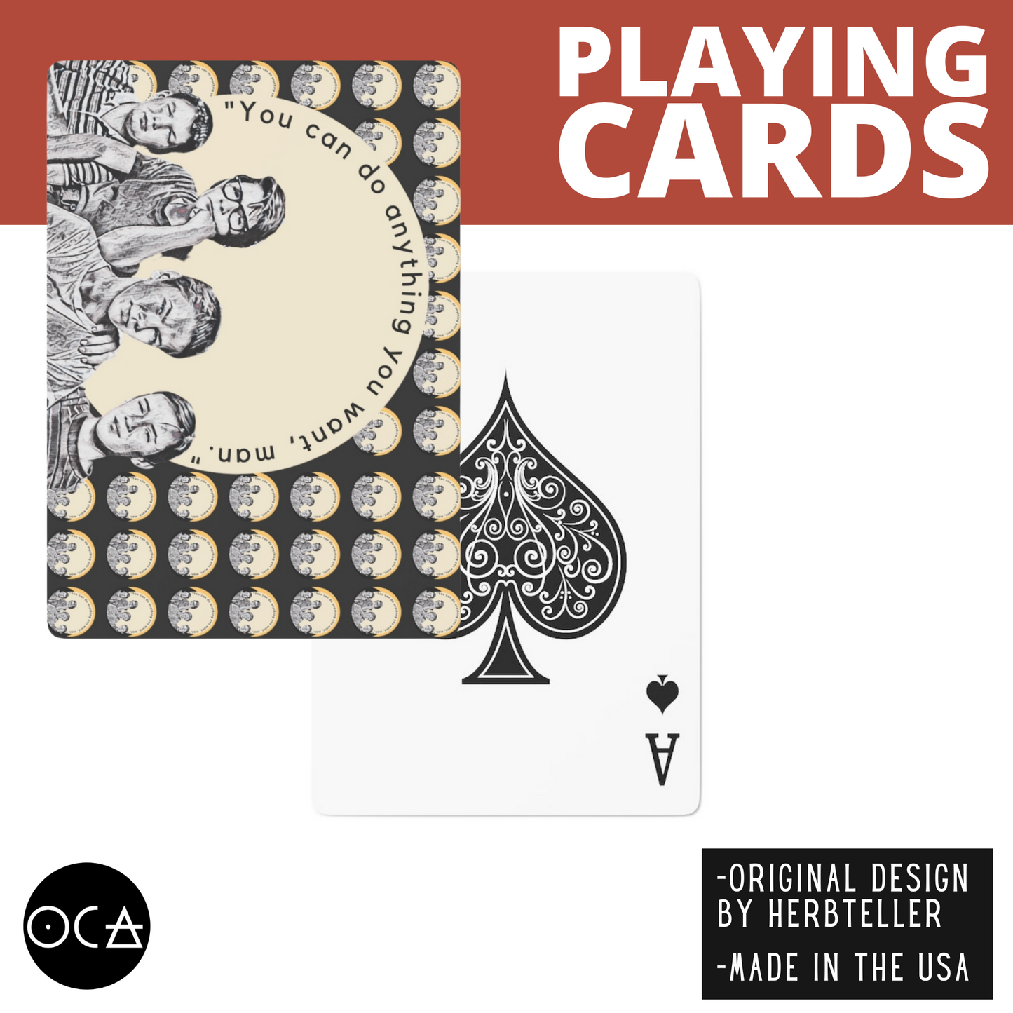 Stand By Me Playing Cards (2 Design Options)