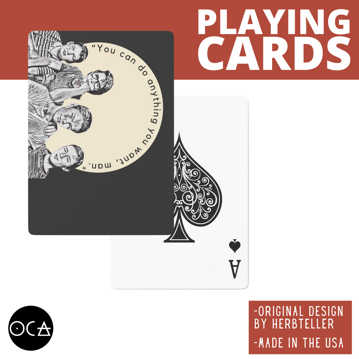 Stand By Me Playing Cards (2 Design Options)