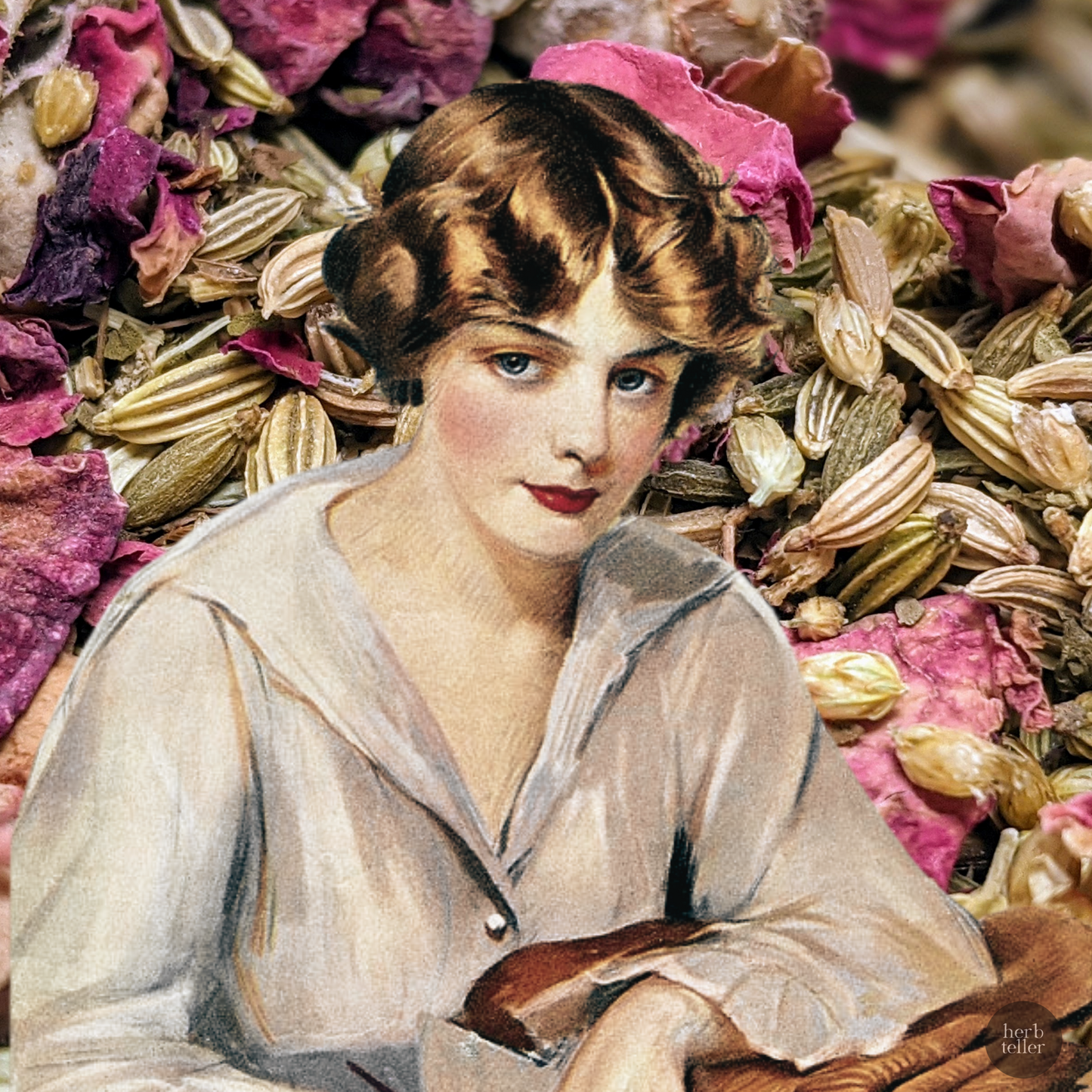 Hildegard of Bingen Herbmusement (Tea/Oil/Stones/Herbtention) Ritual Set