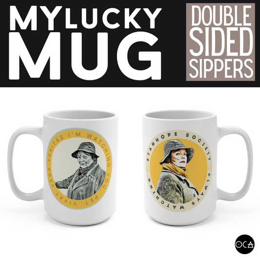 Vera Stanhope Society Mug Inspired by Vera Stanhope DCI (Doublesided/2 different size options)