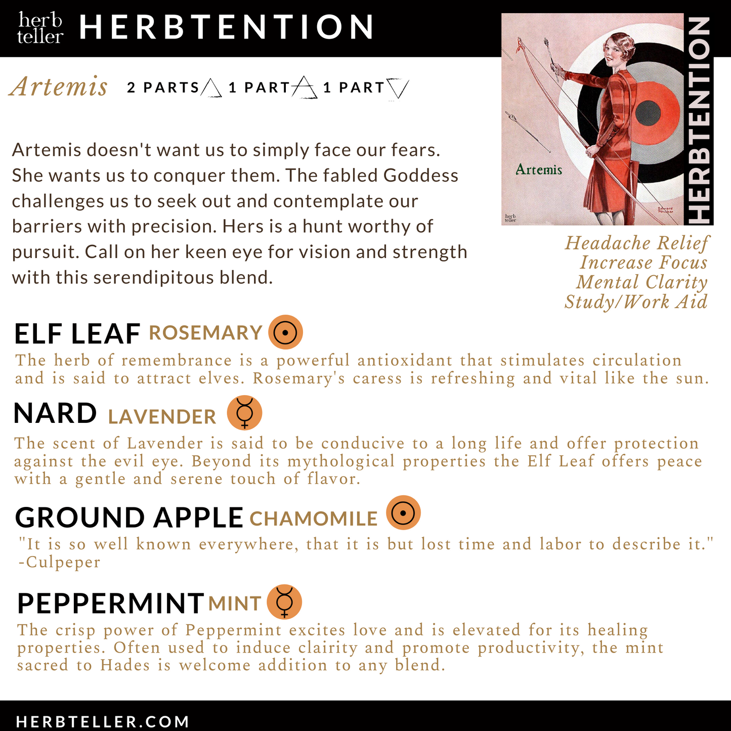 Artemis Herbal Tea - Original City Apothecary