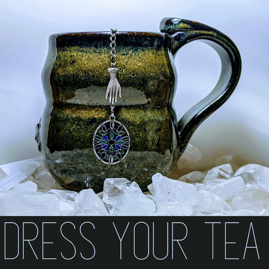 Dress Your Tea Teabling (Blue Flower tea infusion charm)