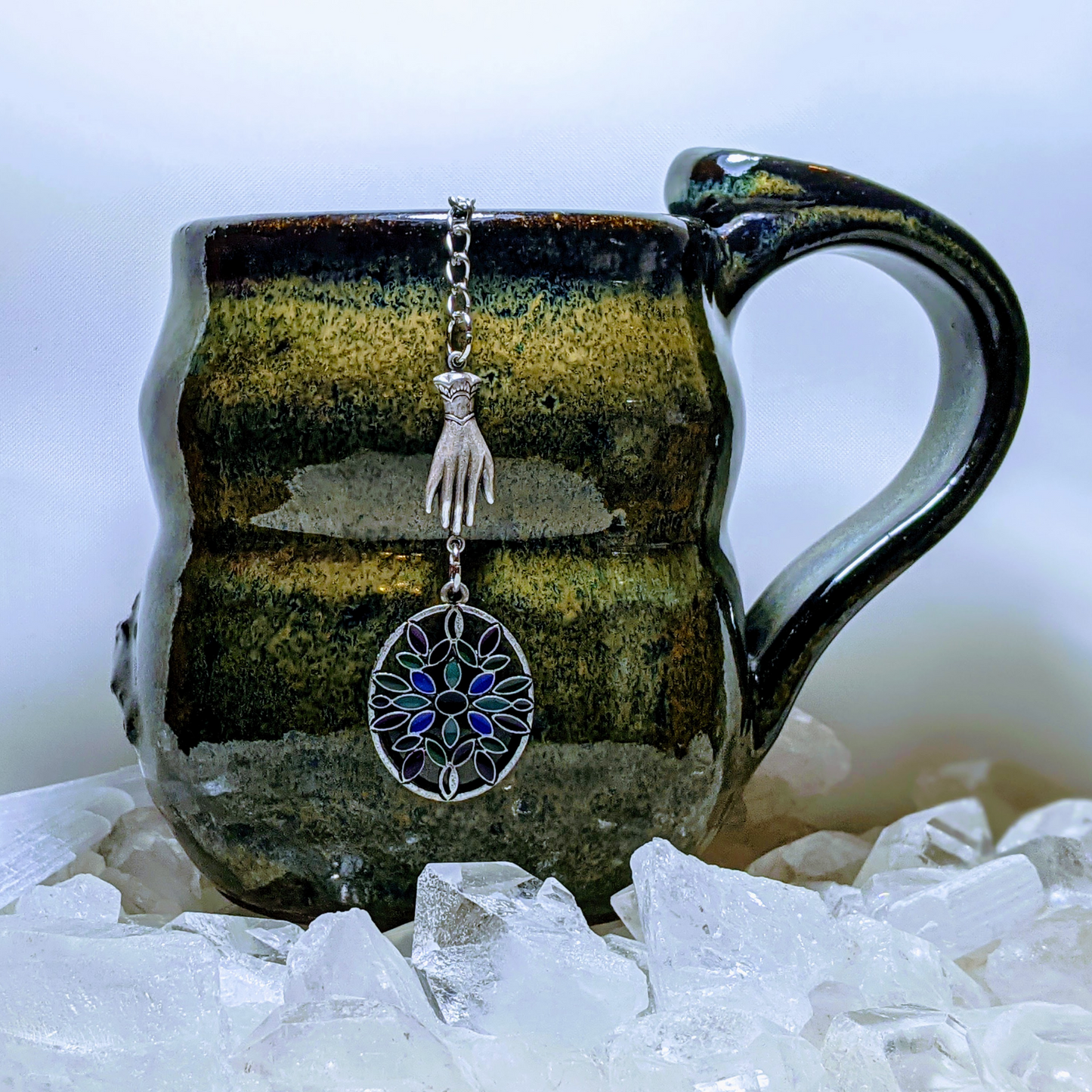 Dress Your Tea Teabling (Blue Flower tea infusion charm)