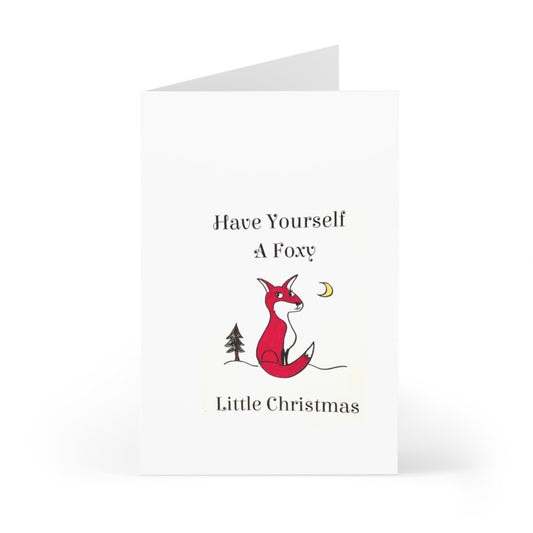 Foxy Xmas Greeting Card (Original Art by Green Camel Press)