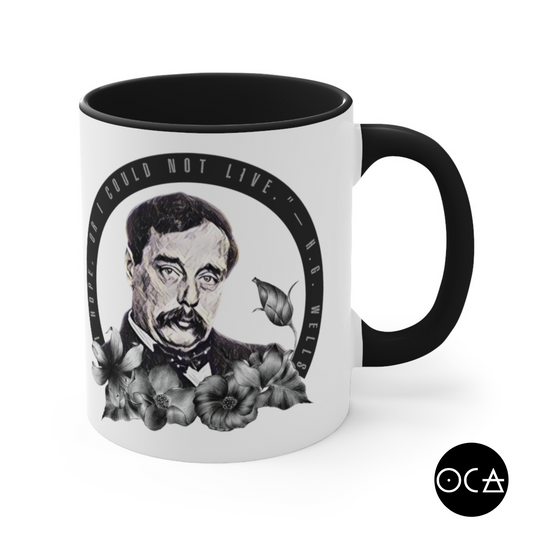 H.G. Wells Mug (Doublesided/2 Color Options)