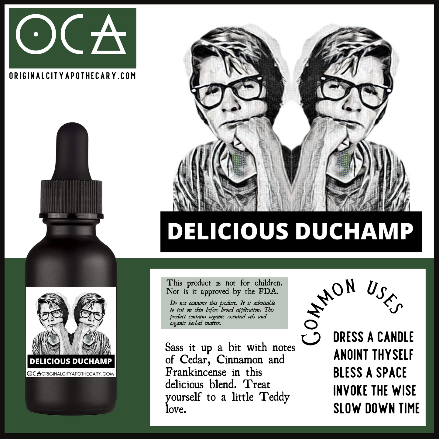 Delicious Duchamp Oil/Perfume/Cologne (inspired by Stand by Me)