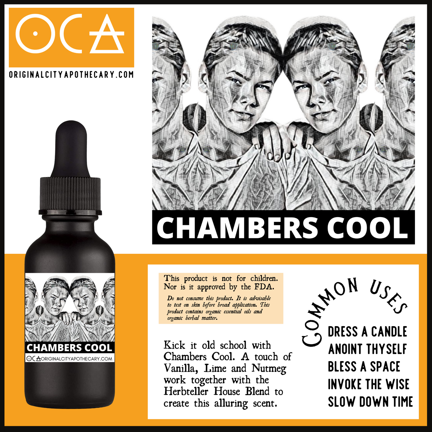 Chambers Cool Oil/Perfume/Cologne (inspired by Stand by Me)