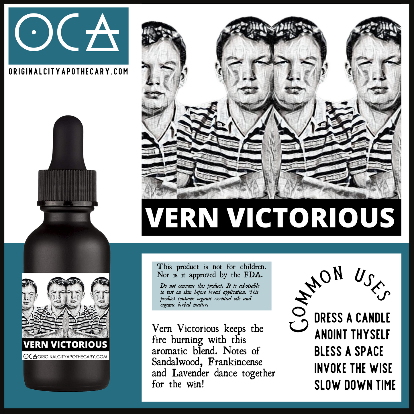 Vern Victorious Oil/Perfume/Cologne (inspired by Stand by Me)