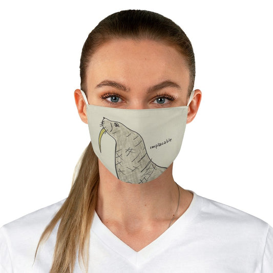 Implacable Fabric Face Mask | Green Camel Press