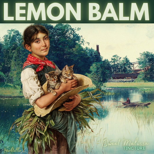 Lemon Balm (Sweet Melissa) Herbal Tincture - Original City Apothecary