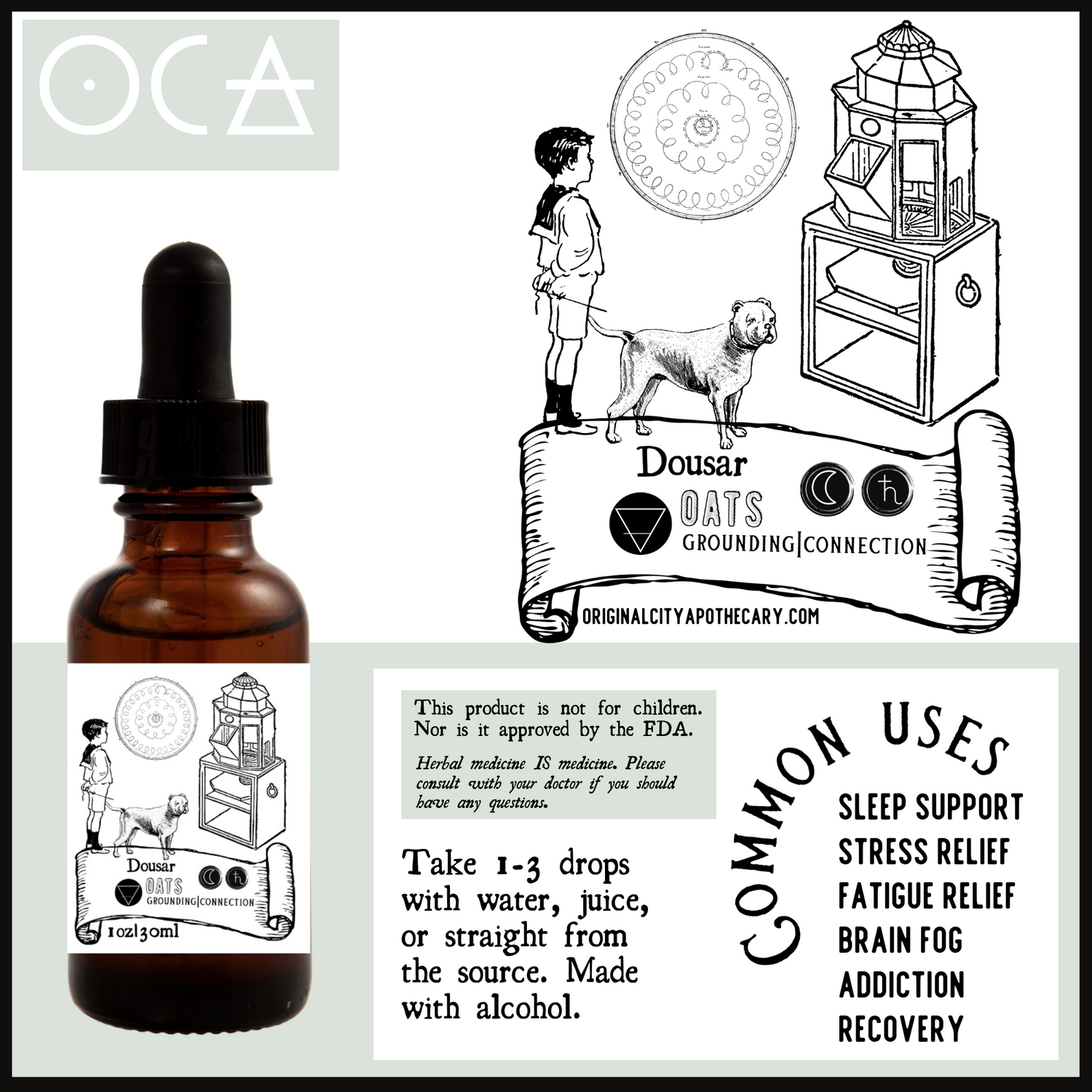 Oats (Dousar) Herbal Tincture - Original City Apothecary