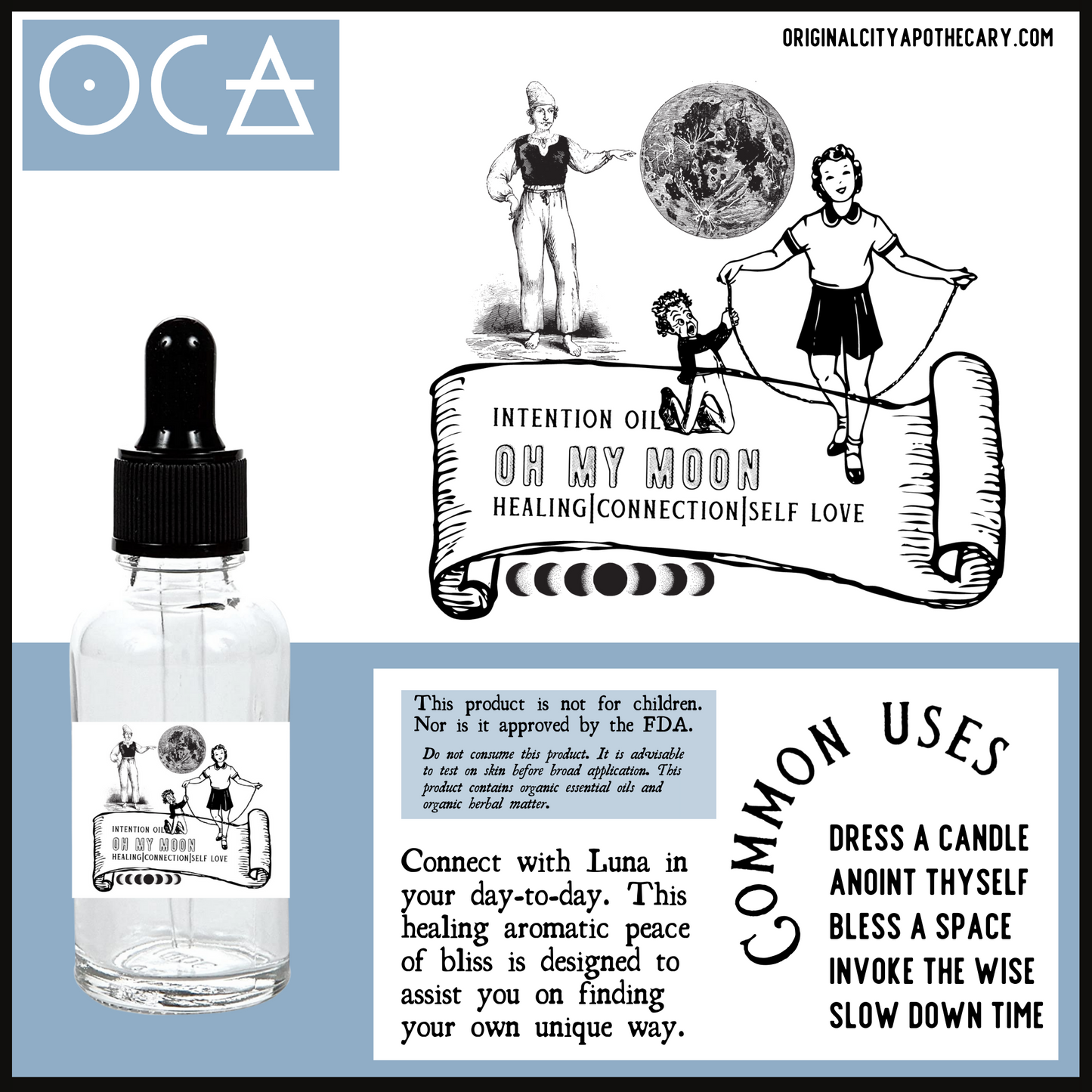 Oh My Moon (Herbal Perfume/Oil) - Original City Apothecary