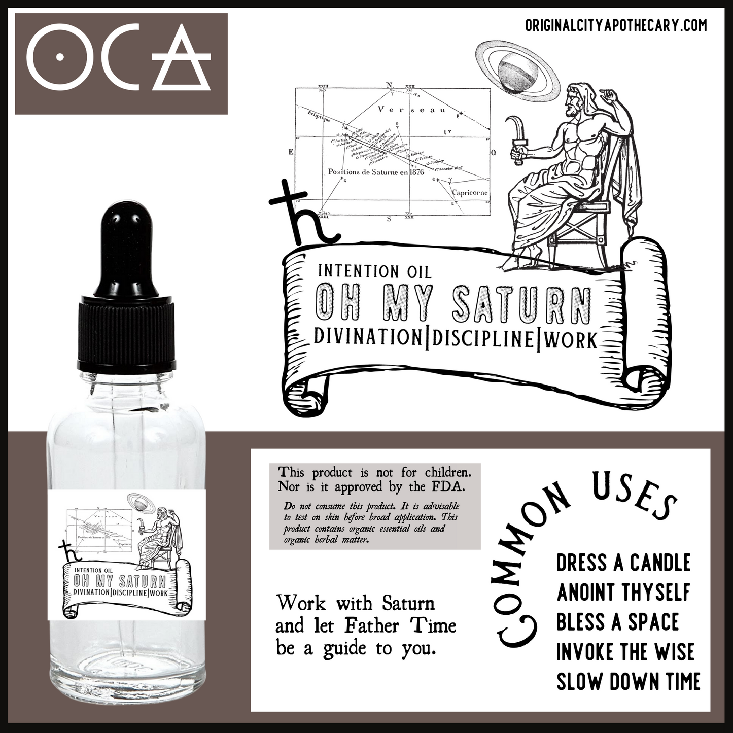 Oh My Saturn Oil (Herbal Perfume/Oil)