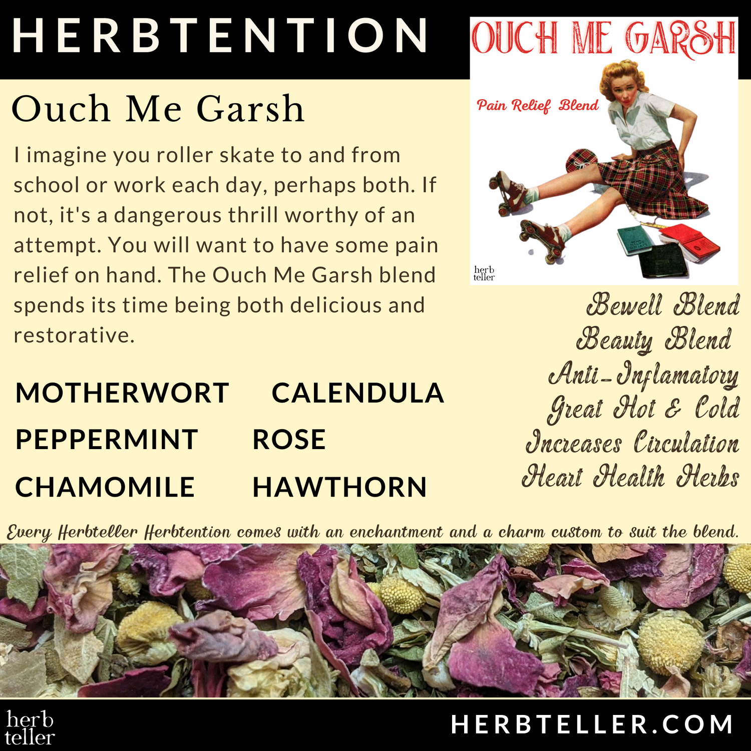 OuchMeGarsh Herbal Tea (Pain Relief) - Original City Apothecary